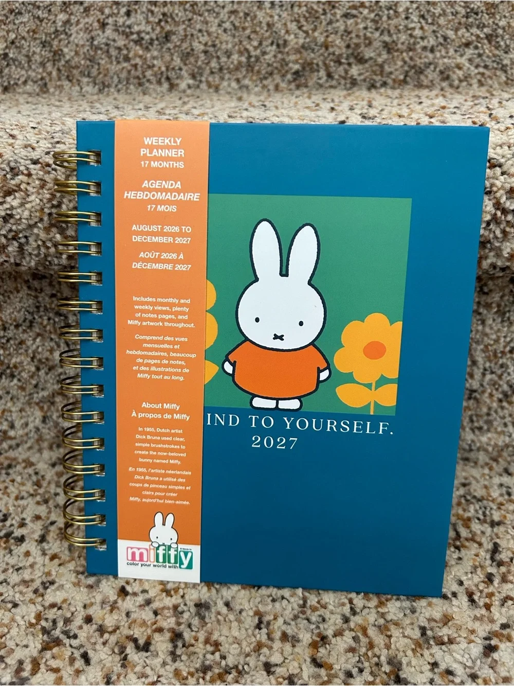 Miffy 2027 Weekly Planner